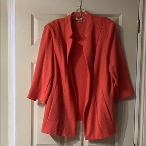 TanJay Women's Vibrant Coral Blazer